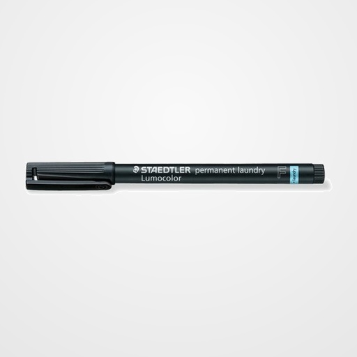 ROTULADOR PERMANENTE STAEDTLER 319 LUMOCOLOR (F) LAUNDRY EN BLISTER NEGRO