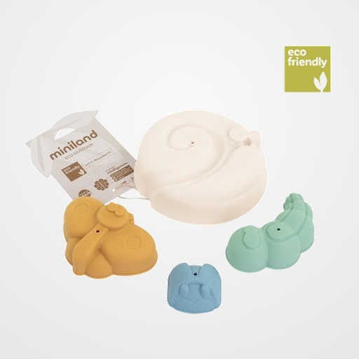 SET ARENA MINILAND ECO 4 MOLDES COOL  (+18 meses)