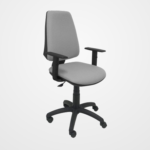SILLA PIQUERAS Y CRESPO ELCHE CP BRAZOS REGULABLES MECANISMO CONTACTO PERMANENTE REGULACION DE PROFUNDIDAD ASIENTO Y RESPALDO TAPIZADO BALI GRIS CLARO