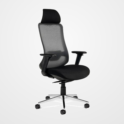 SILLA ROCADA DIRECCION 24 HORAS 933-4 NEGRO CON BRAZOS