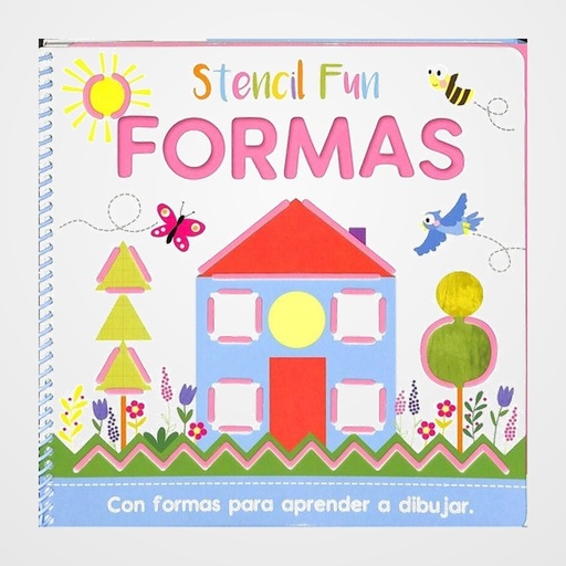 STENCIL FUN IGLOO MANOLITO BOOKS FORMAS PARA APRENDER A DIBUJAR