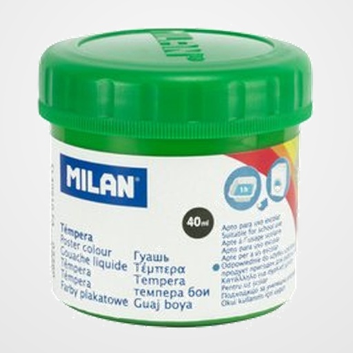 TEMPERA MILAN 40 ml (bote) VERDE CLARO