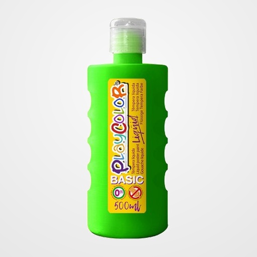 TEMPERA PLAYCOLOR LIQÜID LIQUIDA 500 ml (botella) VERDE OSCURO