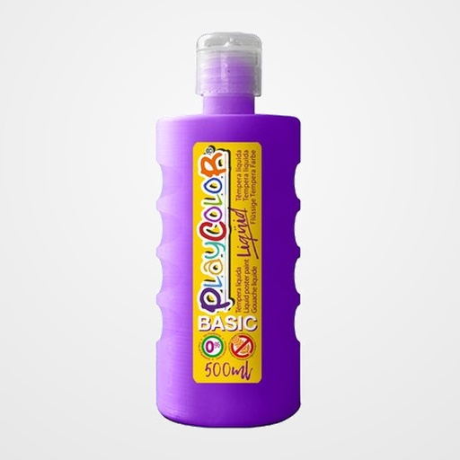 TEMPERA PLAYCOLOR LIQÜID LIQUIDA 500 ml (botella) VIOLETA