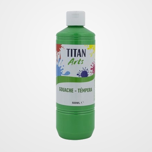 TEMPERA TITAN ARTS CREATIVE ESCOLAR 500ml VERDE CLARO