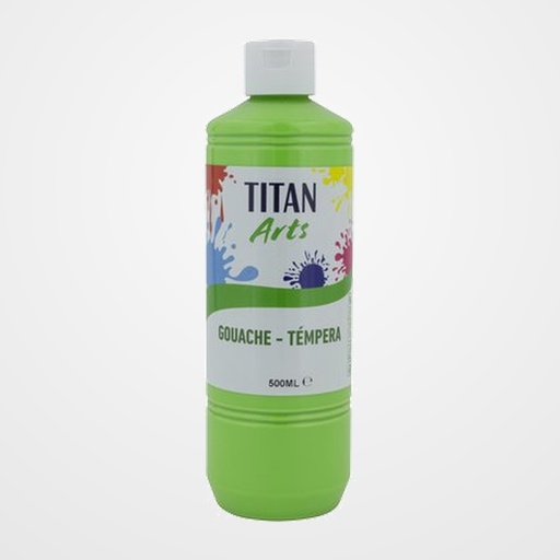 TEMPERA TITAN ARTS CREATIVE ESCOLAR 500ml VERDE VIVO