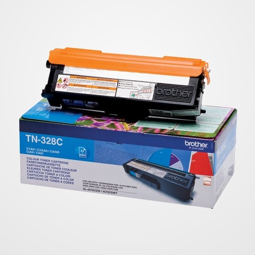 TONER BROTHER TN-328C CIAN HL-4570CDW/4570CDWT 6.000Pág