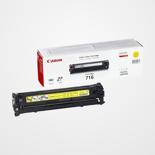 TONER CANON AMARILLO 716Y LBP 5050/5050N (1.500 PÁG.) (ref. 1977B002AA)