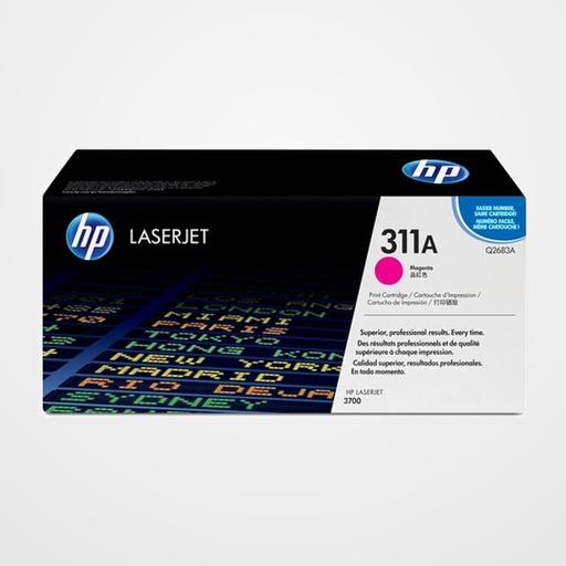 TONER HP Nº 311A Q2683A LASERJET COLOR 3700 MAGENTA 6.000 PÁG.