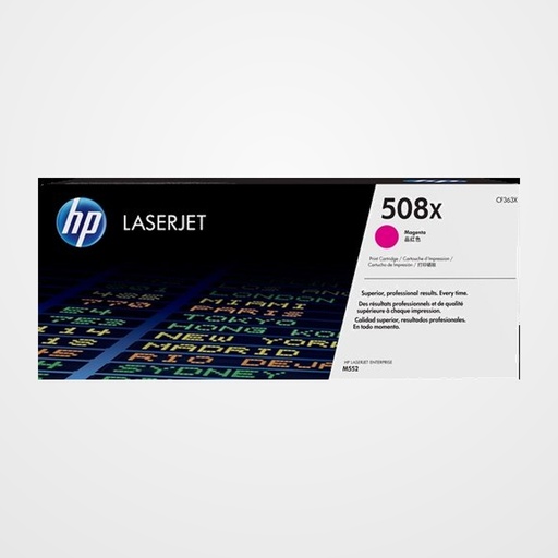 TONER HP Nº 508X CF363X LASERJET MFP-M552/553/577 MAGENTA 9.500 PÁG.