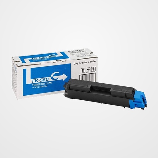 TONER KYOCERA-MITA 1T02KTCNL0 TK-580C FS-5150DN P6021CDN CIAN (3.500 pág.)