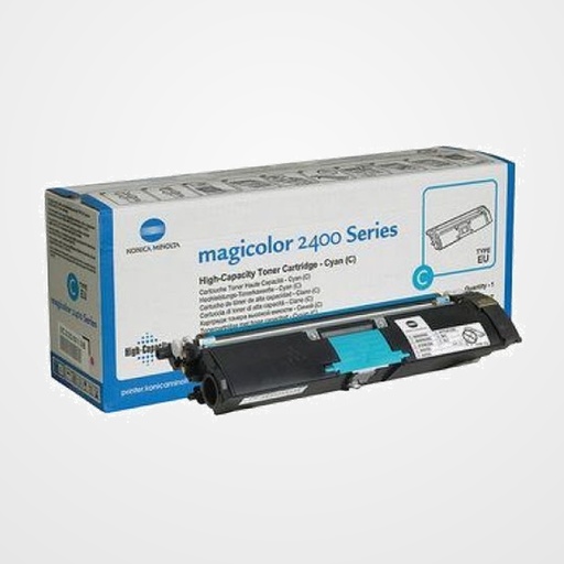 TONER MINOLTA MAGIC COLOR 2400W CIAN ALTA CAPACIDAD (4.500 páginas) REF. A00W332