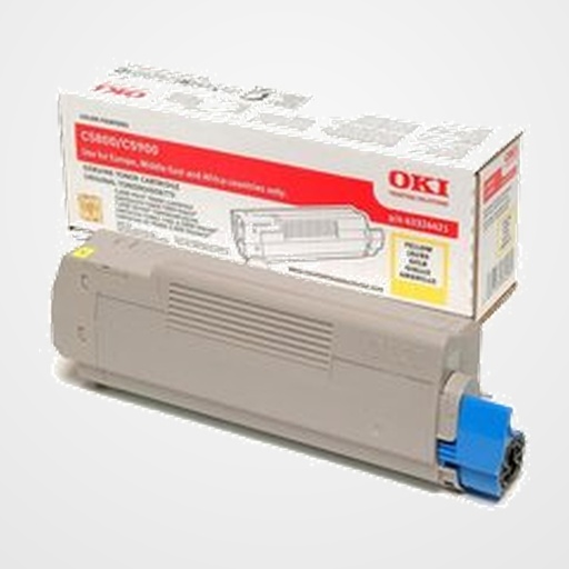 TONER OKI C5550/5800/5900 AMARILLO (5.000 PAG.) TYPE C8