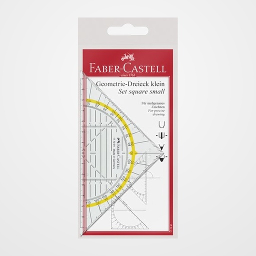 TRANSPORTADOR FABER CASTELL ESCUADRA COMBI 991