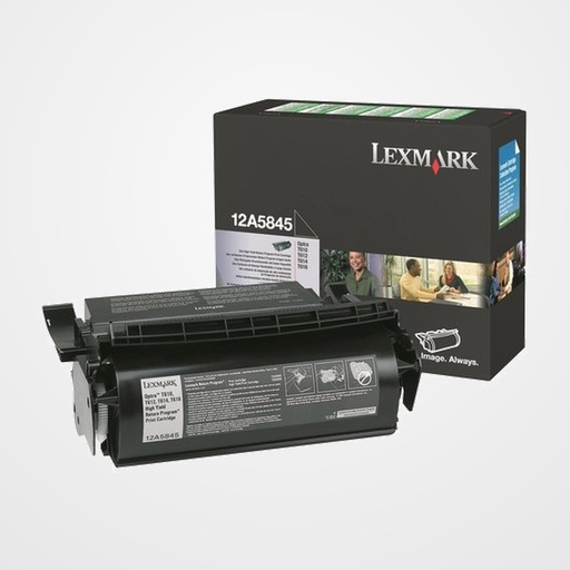 UNID.IMPRESION LEXMARK 12A5845 NEGRO OPTRA T610/612/614/616 RETB. A.R. (25.000 PAG.)