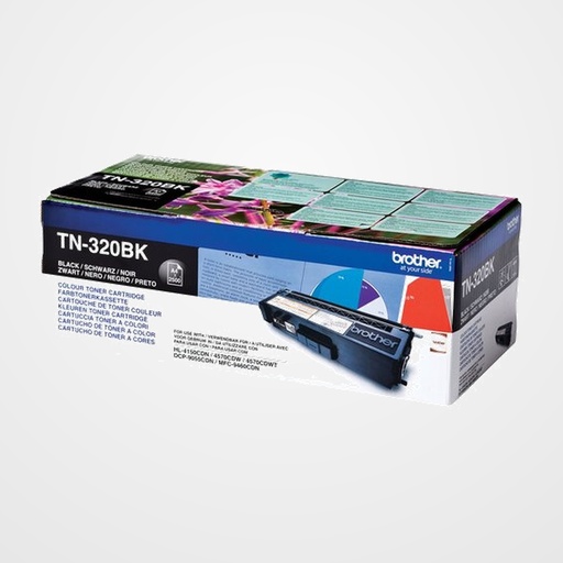 TONER BROTHER TN-320BK NEGRO HL-4150CDN/4570CDW DCP-9055DCDN (2.500 PÁG.)