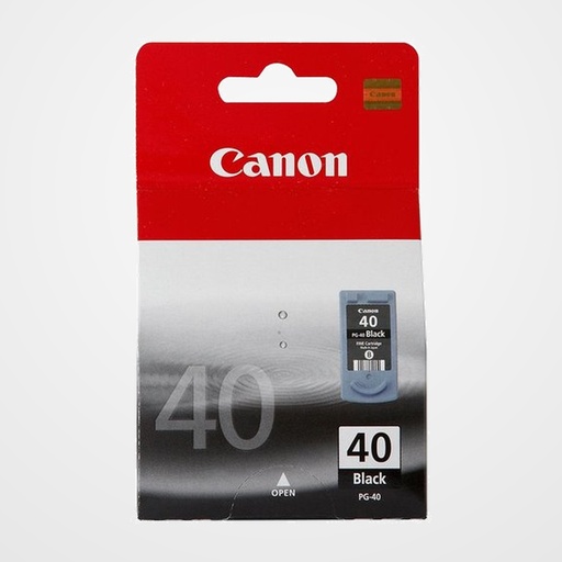 CARTUCHO INKJET CANON PG40 NEGRO IP1200/1300/1600/2200 (0615B001AA)