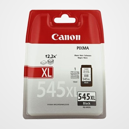 CARTUCHO INKJET CANON PG-545XL PIXMA Ip2850/MG2450/MG2550/MG2555/MG2950/MG2950S/MX495 NEGRO (8286B004)