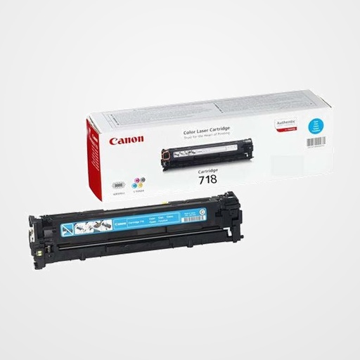 TONER CANON 718C i-SENSYS LBP7210/LBP7660/LBP7680/MF8340/MF8350/MF8360/MF8380/MF8540/MF8550/MF8580 CIAN 2.900 PÁG. (2661B002)