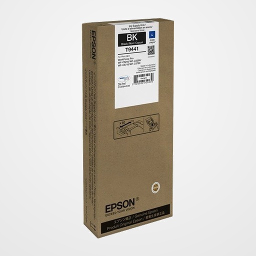 CARTUCHO INKJET EPSON T944140 WORKFORCE PRO WF-C5210DW/WF-C5290DW/WF-C5710DWF/WF-C5790DWF NEGRO 35,7 ml