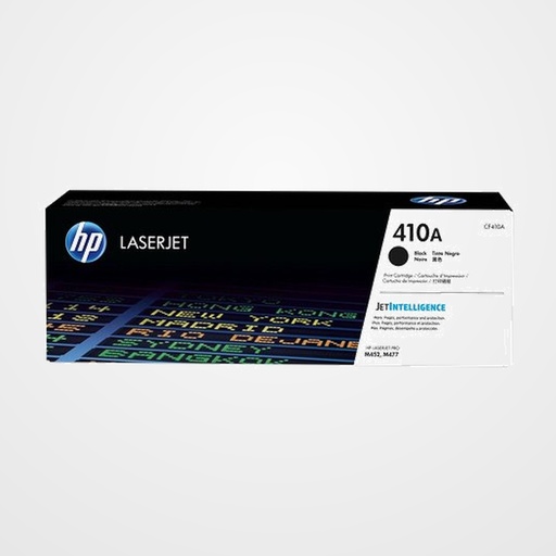 TONER HP Nº 410A CF410A LASERJET PRO M452DN/M452DW/M452NW, MFP M377DW/M477FDN/M477FDW/M477FNW NEGRO 2.300 PÁG.