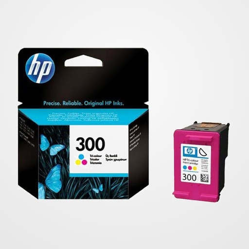 CARTUCHO INKJET HP CC643EE Nº300 D2560/F4280/F4210 TRICOLOR 165 PÁG. (REEMPLAZA AL MODELO HP 703 Y HP 901)