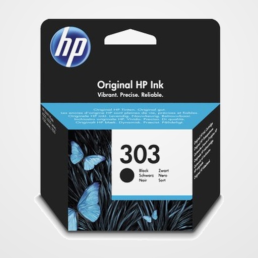 CARTUCHO INKJET HP T6N02AE Nº303 ENVY PHOTO 6230/7130/7134/7830 NEGRO (200 PAGINAS)