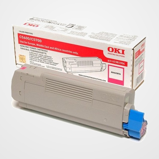 TONER OKI C5600/5700 MAGENTA (2.000 PAG.) TYPE C8