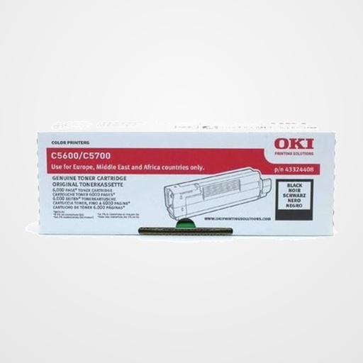 TONER OKI C5600/5700 NEGRO (6.000 PAG.) TYPE C8