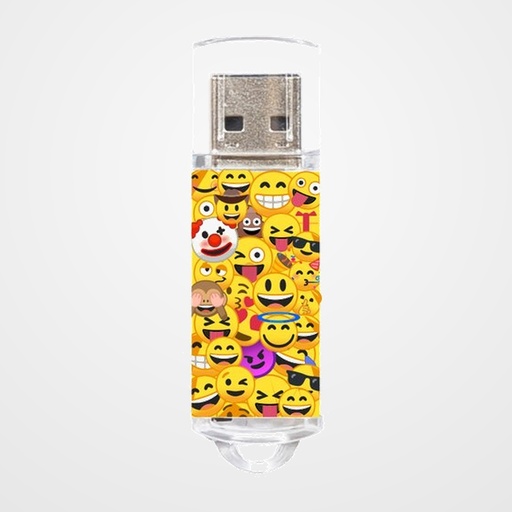 MEMORIA USB 32GB TECH-ONE-TECH EMOJIS 2.0 (Incluye Canon LPI de 0,24)