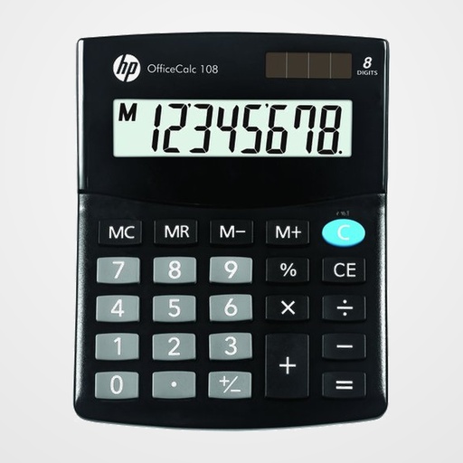 CALCULADORA SOBREMESA HP 8 DIGITOS HP-OC 108/INT BX