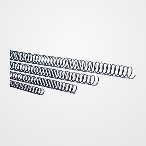 ESPIRAL METALICA paso 56 (4:1 ) NEGRO 44 mm CAJA de 25
