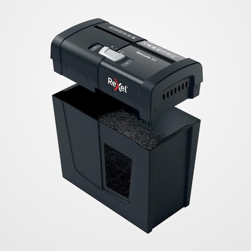 DESTRUCTORA REXEL SECURE X6 NEGRO (6h PARTIC.) Nv.seg.4 - particula 4x40mm dep.10L