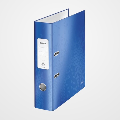 ARCHIVADOR palanca LEITZ WOW A4 180º 80mm AZUL