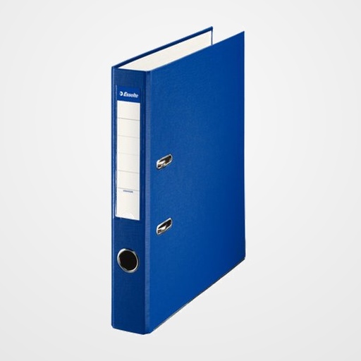 ARCHIVADOR palanca ESSELTE PLASTICO FORRADO con RADO A4 50mm AZUL