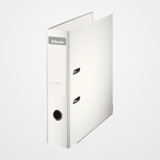 ARCHIVADOR palanca ESSELTE PLASTICO FORRADO con RADO A4 75mm BLANCO