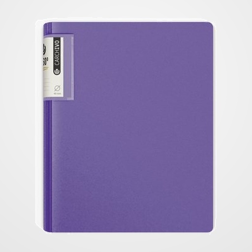 CARPETA de ANILLAS CARCHIVO FOAM STYLE POLIPROPILENO A4 4 an.MIXTA 40mm VIOLETA