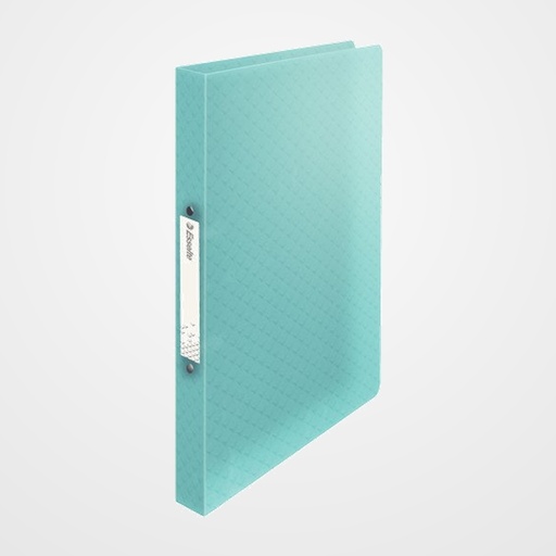 CARPETA de ANILLAS ESSELTE COLOUR BREEZE PP A4 2 an.REDONDAS 25mm AZUL