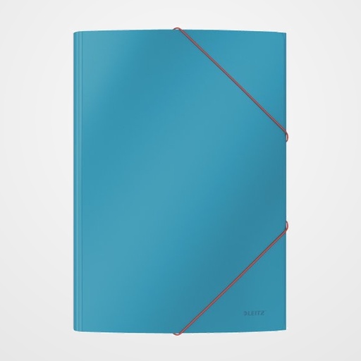 CARPETA de GOMAS y SOLAPAS LEITZ COSY CARTON A4 AZUL