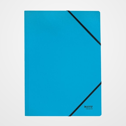CARPETA de GOMAS sin solapas LEITZ RECYCLE CARTON A4 AZUL
