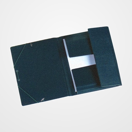 CARPETA de GOMAS y SOLAPAS IBERPLAS PVC Fº PROLONG. AZUL