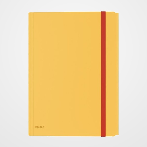 CARPETA de GOMAS y SOLAPAS LEITZ COSY PP A4 AMARILLO