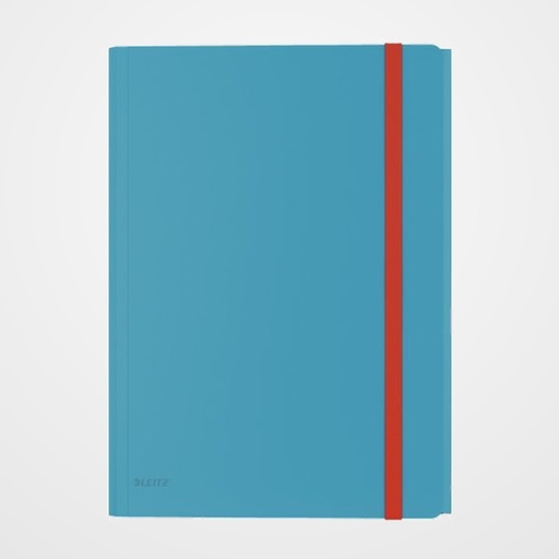 CARPETA de GOMAS y SOLAPAS LEITZ COSY PP A4 AZUL