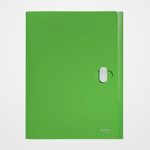 CARPETA de PROYECTOS LEITZ RECYCLE PP A4 CIERRE GIRATORIO 38mm VERDE