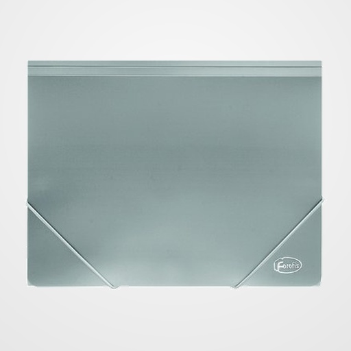 CARPETA de PROYECTOS FOROFIS PP A4 GOMAS 3 cm GRIS