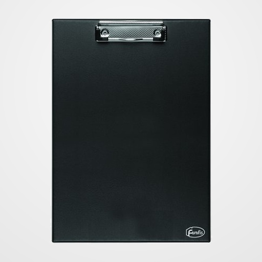 CARPETA con PINZA PORTABLOCS FOROFIS A4 NEGRO