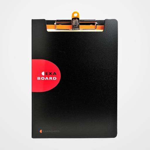 CARPETA con PINZA PORTABLOCS EXACOMPTA Fº CON TAPA NEGRO