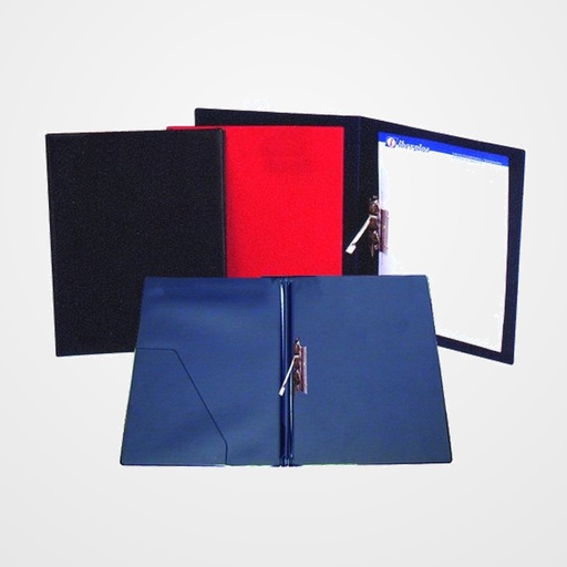 CARPETA con PINZA MINICLIP LATERAL IBERPLAS PVC Fº NEGRO