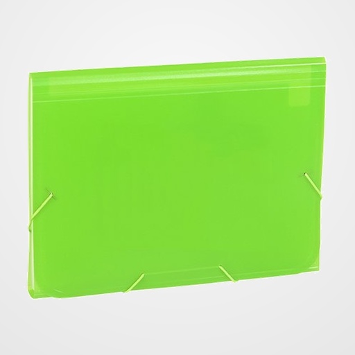 CLASIFICADOR ACORDEON CARCHIVO PP TRANSL. Fº 13 DPTOS.GOMAS VERDE