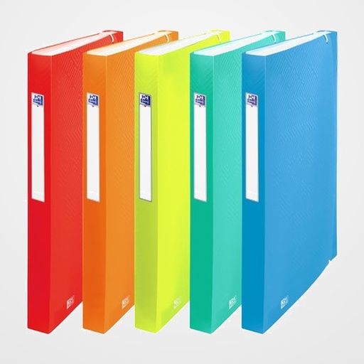 CLASIFICADOR ACORDEON OXFORD/ELBA URBAN PP TRANSLUCIDO A4+ 8 DPTOS.GOMAS SURTIDO (5 colores)